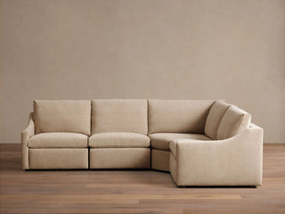 Kipton Slope Arm Four-Piece Motion Sectional