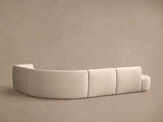 Lovina Five-Piece Sectional with Ottoman