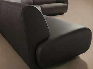 Gianni Leather Three-Piece Sectional