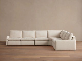 Kipton Slim Arm Six-Piece Motion Sectional