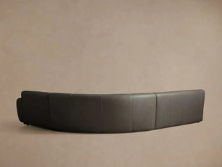 Gianni Leather Three-Piece Sectional