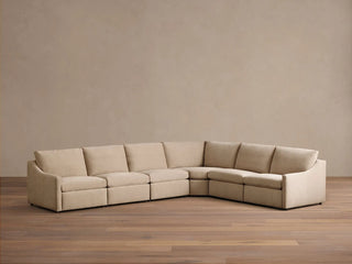 Kipton Slope Arm Six-Piece Motion Sectional