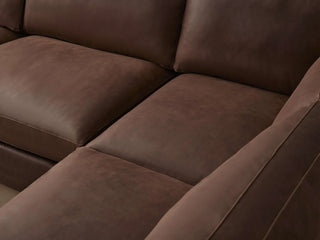 Vernon Leather Two-Piece Sectional
