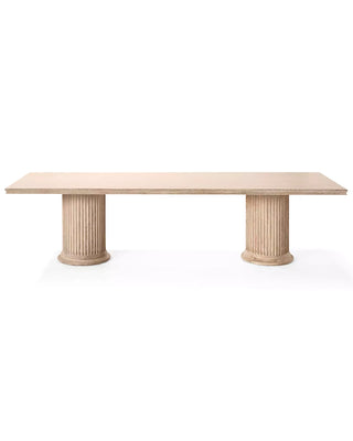 Natural Oak Rectangular Dining Table, 108" or 120"