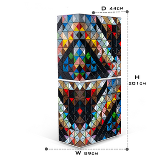 Luxury Walnut Curio Cabinet with Pixel-Inspired Design & Hidden Storage