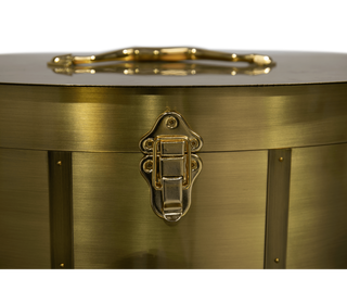 Luxury Champagne Gold Vault Safe with High-Security Storage & Elegant Designer Finish