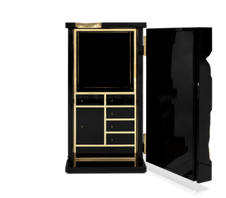 Luxury Collectible Vault Safe with Gold-Plated Finish & Secret Dial Lock System