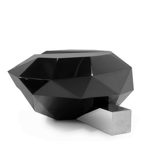 Luxury Geometric Coffee Table with Diamond-Inspired Design & High Gloss Finish
