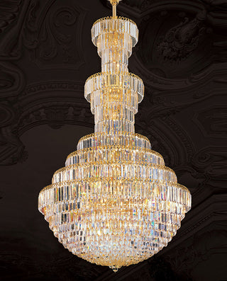 Huge chandelier long foyer chandelier 47"W 79"H