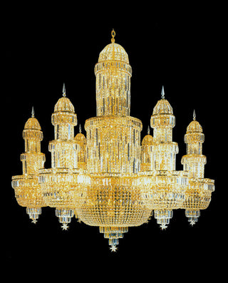 Custom Crystal Chandelier Mosque Chandelier 79"W 83"H