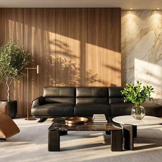 Iris Swivel Power Recliner Chair – Top-Grain Leather