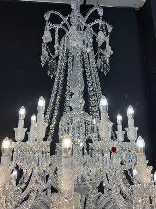 High Quality Copied 48 Lights Clear Zenith Baccarat Chandelier Crystal Lighting
