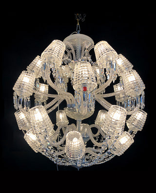 High-end Replica 24 Lights Le Roi Soleil Chandelier Baccarat Crystal Lighting