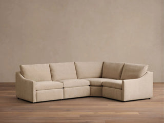 Kipton Slope Arm Four-Piece Motion Sectional