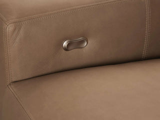 Remington Leather Six-Piece Motion Sectional