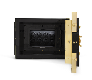 Luxury Knox Watch Winder Safe with Fort Knox-Inspired Armor Design & 8-Rotor Storage System