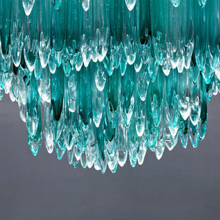 Modern indoor decoration ceiling glass chandelier  47" W 51"H