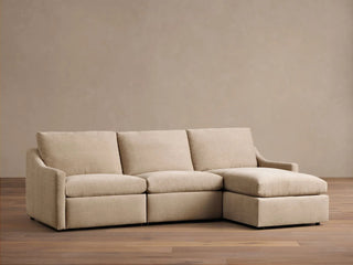 Kipton Slope Arm Three-Piece Motion Chaise Sectional