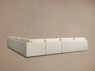 Kipton Slim Arm Five-Piece Chaise Sectional