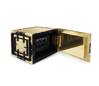 Luxury Knox Watch Winder Safe with Fort Knox-Inspired Armor Design & 8-Rotor Storage System