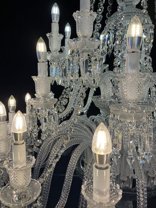 High Quality Copied 48 Lights Clear Zenith Baccarat Chandelier Crystal Lighting