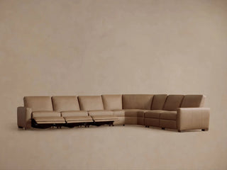 Remington Leather Six-Piece Motion Sectional