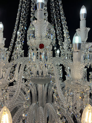 High Quality Copied 48 Lights Clear Zenith Baccarat Chandelier Crystal Lighting