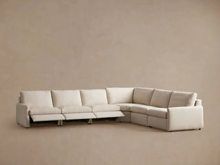 Kipton Slim Arm Six-Piece Motion Sectional