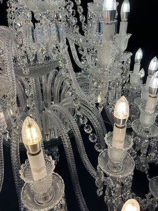 High Quality Copied 48 Lights Clear Zenith Baccarat Chandelier Crystal Lighting
