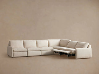 Kipton Slim Arm Six-Piece Motion Sectional