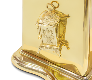 Luxury Surreal Watch Winder Safe Inspired by Salvador Dalí with Gold-Plated Finish & Secret Storage