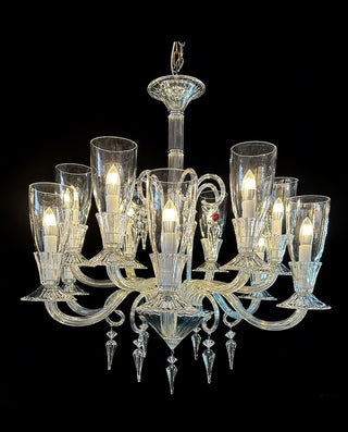 Baccarat Inspired Chandelier Lighting Custom 12 Lights Chandelier