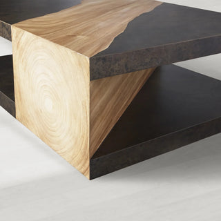 Almeria Guanacaste Wood Coffee Table