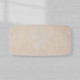 Saint Germain Marble Top Coffee Table: Oak Wood Dauphine Base Living Room Cocktail & Center Tea Table