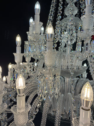 High Quality Copied 48 Lights Clear Zenith Baccarat Chandelier Crystal Lighting