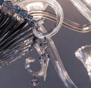 Customize 8 Lights Mille Nuits Chandelier Replica Clear Crystal Baccarat Lighting