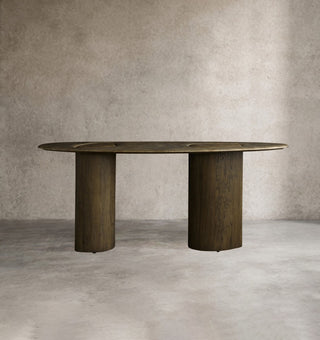 Sucurro Primavera Wood & Oxidized Aluminum Console Table