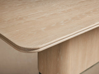 Caden Wood Dining Table | Walnut & Oak Rectangular Table