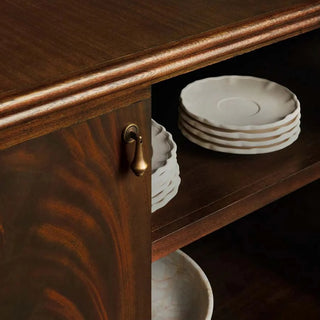 Frances Vintage Sideboard Mahogany buffet Storage Wood Entryways Cabinet