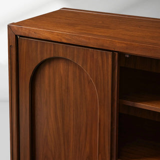 Rittman Mid-Century Walnut Wood Entrance Hall Chest