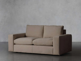 Kipton Wide Arm Nubuck Leather Sofa