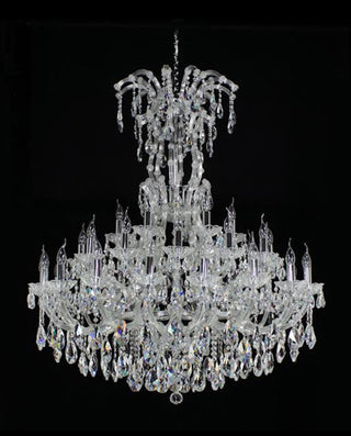 Elegant Crystal Lighting Wedding Chandelier  48" W 53"H