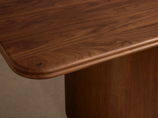 Caden Wood Dining Table | Walnut & Oak Rectangular Table