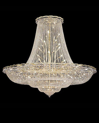 79X69 Inch Extra Wide Chandelier Large Gold Crystal Foyer Lighting