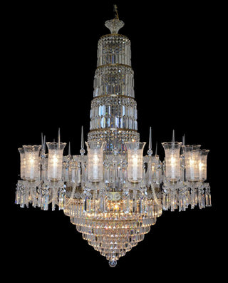 63 Inch French Empire K9 Crystal Chandelier 63"W 79"H