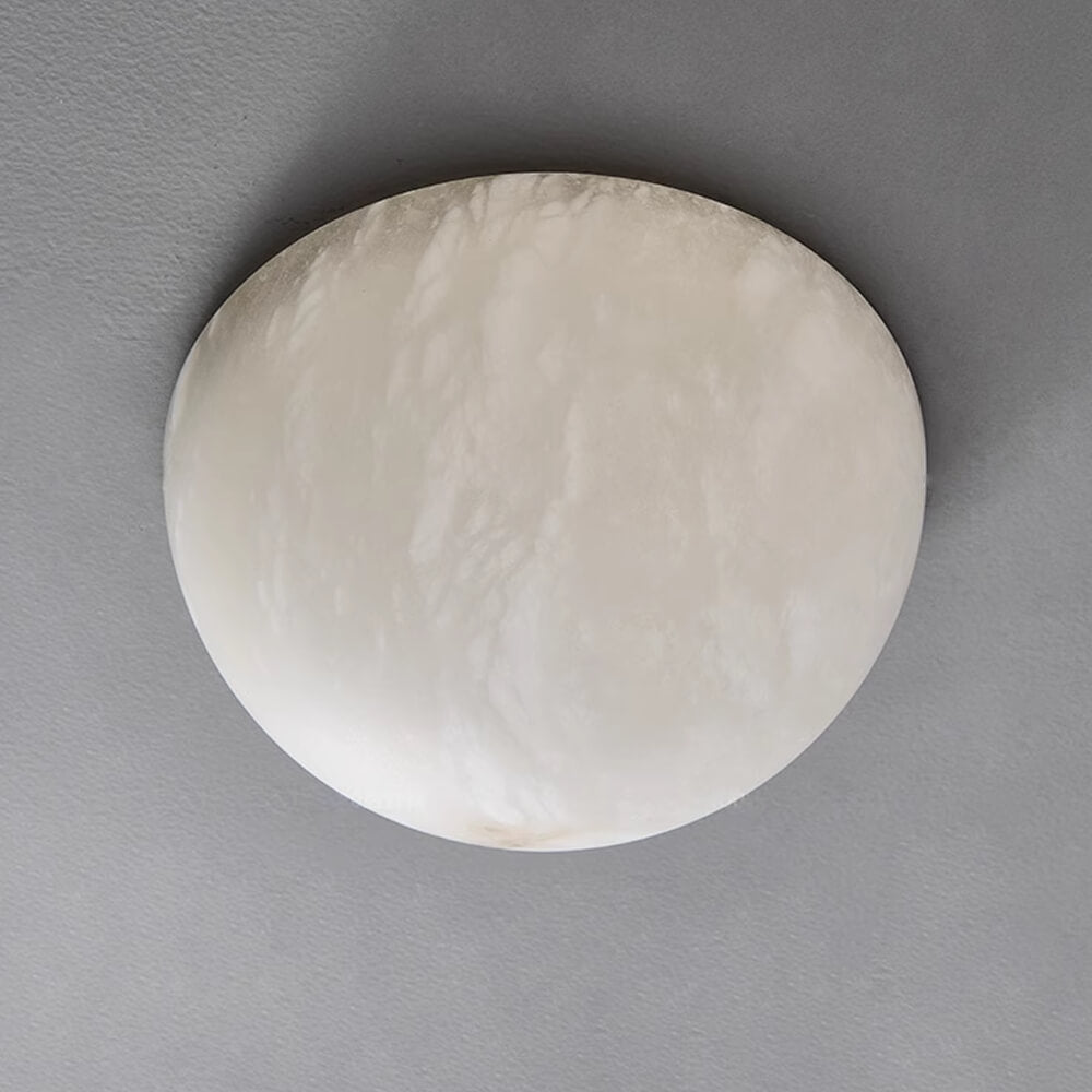 Mini Modern Alabaster Ceiling Lamp for Corridor