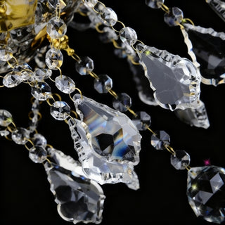 50 Lights Tiered Chandelier 63X61 Inch Large Gold Crystal Chandelier Lighting