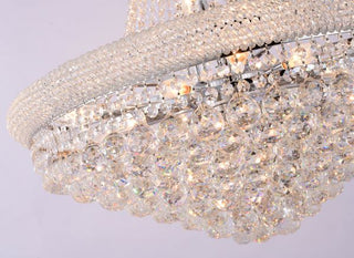 30X50 Inch 30 Lights Elegant Empire K9 Crystal Chandelier