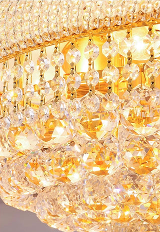 Large Crystal Chandelier for High Ceilings 71"W 106"H