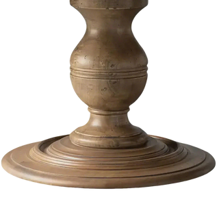 Asolo Distressed Solid Wood Dining Table – Artisan Crafted Tulip Wood Table